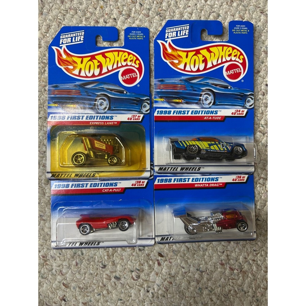 Hot Wheels‎ 1998 First Editions Set Express Lane At-A-Tude Cat-A-Pult